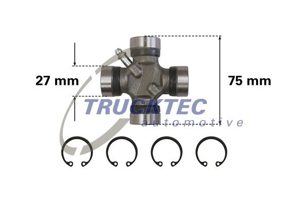 Led, kardanaxel TRUCKTEC AUTOMOTIVE