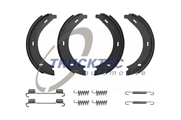 Bromsbackar, sats, parkeringsbroms, Bakaxel Trucktec automotive 0 TRUCKTEC AUTOMOTIVE