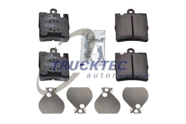 Bromsbeläggsats, Bakaxel Trucktec automotive 02.35.106 TRUCKTEC AUTOMOTIVE
