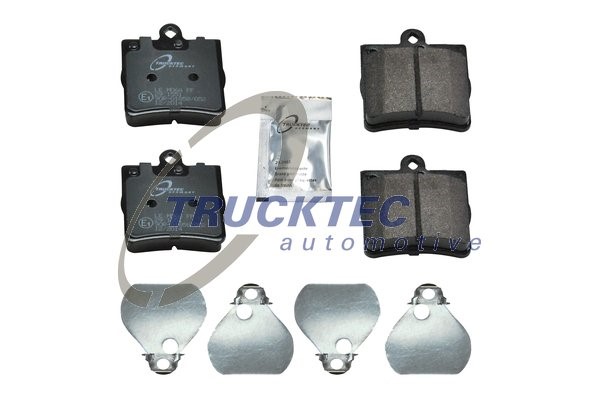 Bromsbeläggsats, Bakaxel Trucktec automotive 02.35.107 TRUCKTEC AUTOMOTIVE