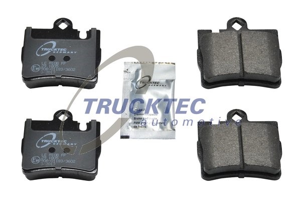 Bromsbeläggsats, Bakaxel Trucktec automotive 02.35.110 TRUCKTEC AUTOMOTIVE