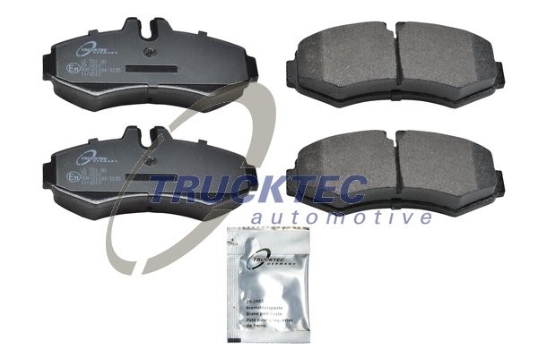 Bromsbeläggsats, Framaxel Trucktec automotive 02.35.117 TRUCKTEC AUTOMOTIVE