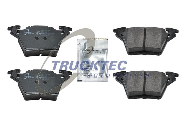 Bromsbeläggsats, Bakaxel Trucktec automotive 02.35.118 TRUCKTEC AUTOMOTIVE