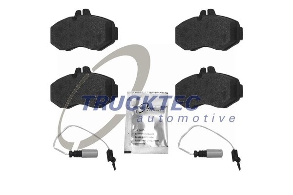 Bromsbeläggsats, Framaxel Trucktec automotive 02.35.123 TRUCKTEC AUTOMOTIVE