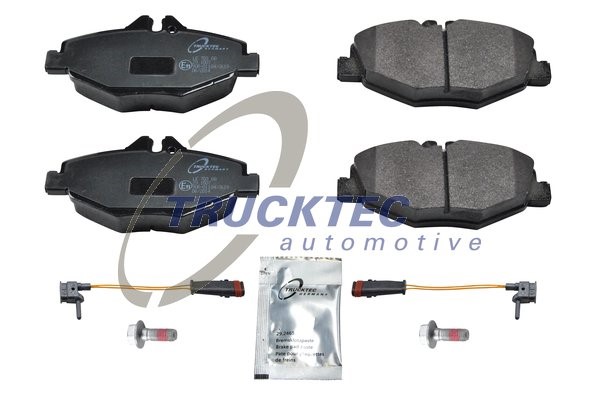 Bromsbeläggsats, Framaxel Trucktec automotive 02.35.125 TRUCKTEC AUTOMOTIVE