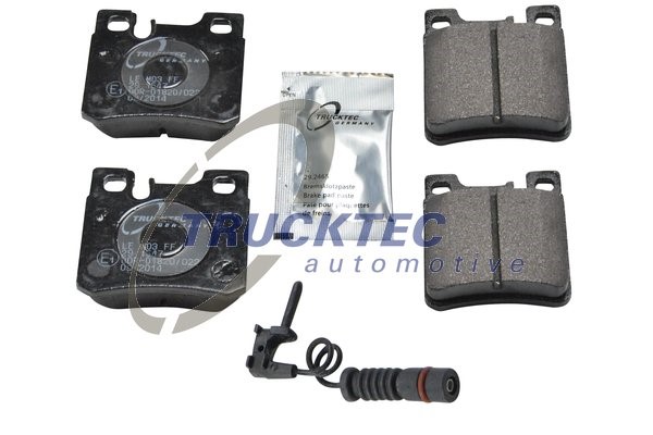 Bromsbeläggsats, Bakaxel Trucktec automotive 02.35.130 TRUCKTEC AUTOMOTIVE