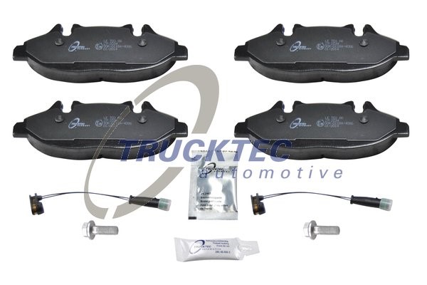 Bromsbeläggsats, Framaxel Trucktec automotive 02.35.160 TRUCKTEC AUTOMOTIVE