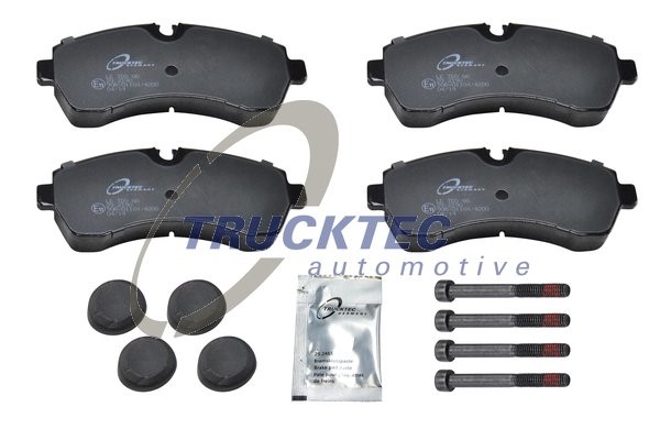 Bromsbeläggsats, Framaxel Trucktec automotive 02.35.201 TRUCKTEC AUTOMOTIVE
