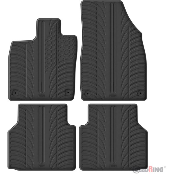 Gummimatta kupé Audi Q4 e-tron (F4B) & Sportback (F4N), Fram och GledRing Gummimatta kupé Audi Q4 e-tron (F4B) & Sportback (F4N), Fram och GledRing
