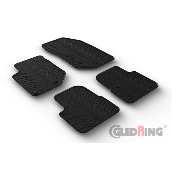 Gummimatta kupé Citroen C4 III 5-doors excl. e-C4, Fram och bak G GledRing