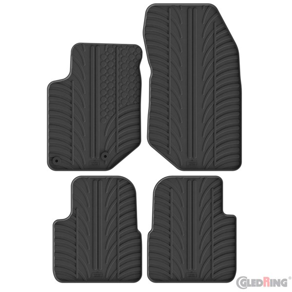 Gummimatta kupé Citroen C4 III 5-doors excl. e-C4, Fram och bak G GledRing Gummimatta kupé Citroen C4 III 5-doors excl. e-C4, Fram och bak G GledRing