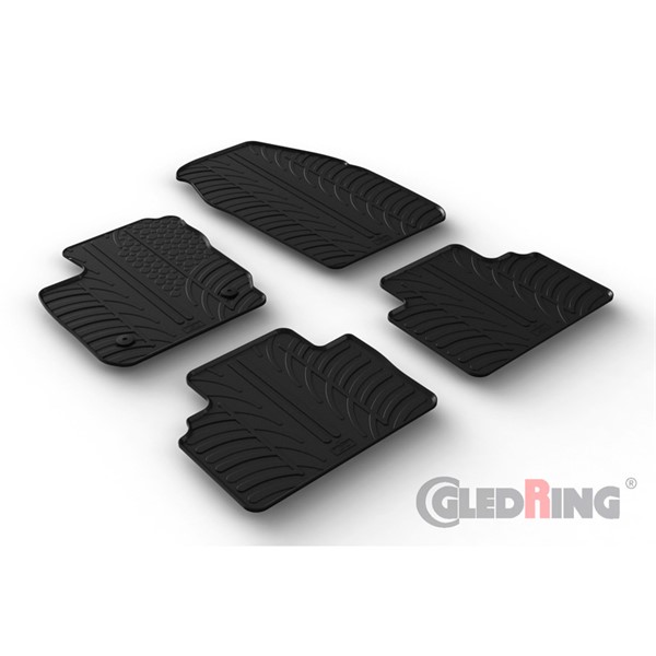 GUMMIMATTOR, Fram och bak Gledring GL 0770 GledRing