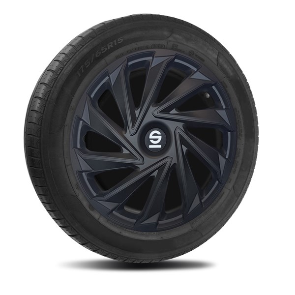 Hjulsidor/ Navkapslar, Universal Sparco SP 1480BK Hjulsidor/ Navkapslar, Universal Sparco SP 1480BK