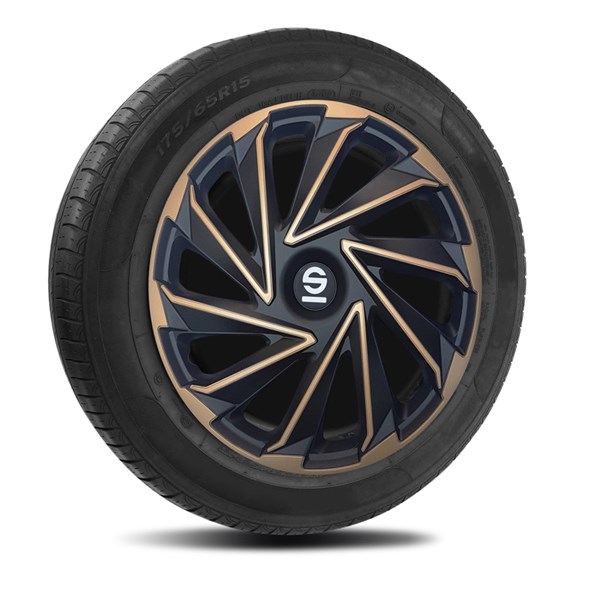 Hjulsidor/ Navkapslar, Universal Sparco SP 1480GDBK Hjulsidor/ Navkapslar, Universal Sparco SP 1480GDBK