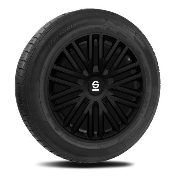Hjulsidor/ Navkapslar, Universal Sparco SP 1485BK Hjulsidor/ Navkapslar, Universal Sparco SP 1485BK