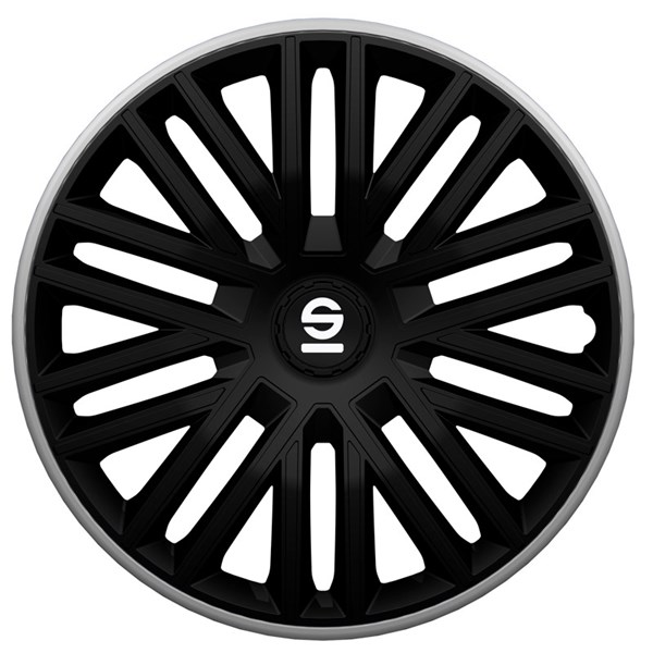 Hjulsidor/ Navkapslar, Universal Sparco SP 1485BKGR