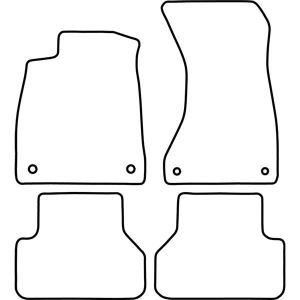 Textilmatta, kupé, Fram och bak Autostyle TM AU544V AutoStyle Textilmatta, kupé, Fram och bak Autostyle TM AU544V AutoStyle