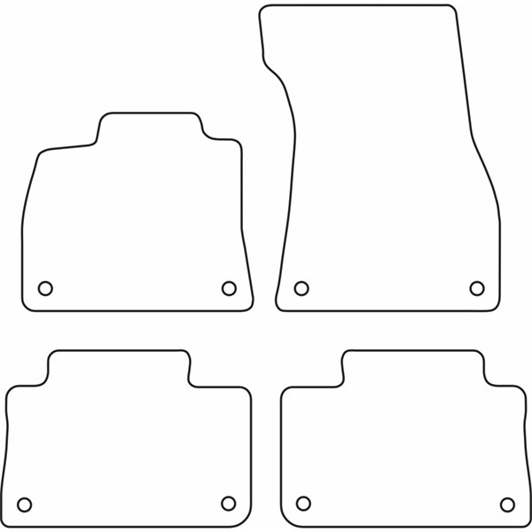 Textilmatta, kupé, Fram och bak Autostyle TM AU552V AutoStyle Textilmatta, kupé, Fram och bak Autostyle TM AU552V AutoStyle