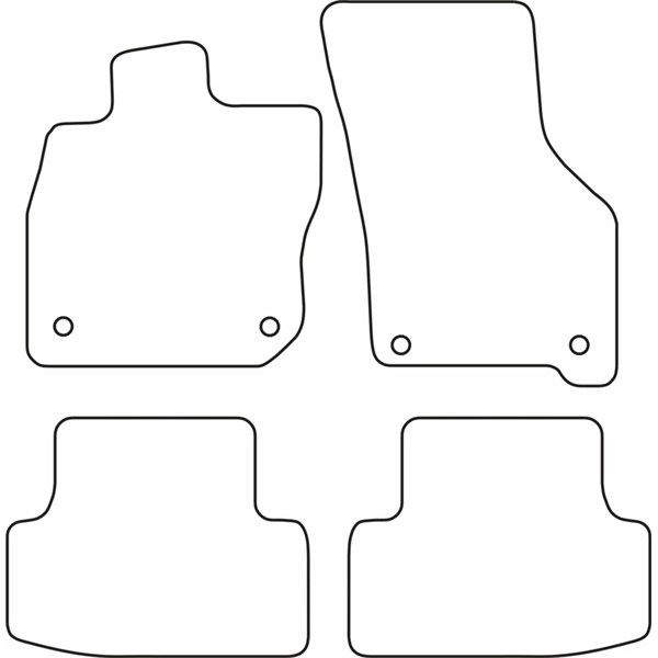 Textilmatta, kupé, Fram och bak Autostyle TM AU553V AutoStyle Textilmatta, kupé, Fram och bak Autostyle TM AU553V AutoStyle