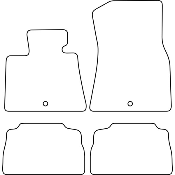 Textilmatta, kupé, Fram och bak Autostyle TM BM557 AutoStyle