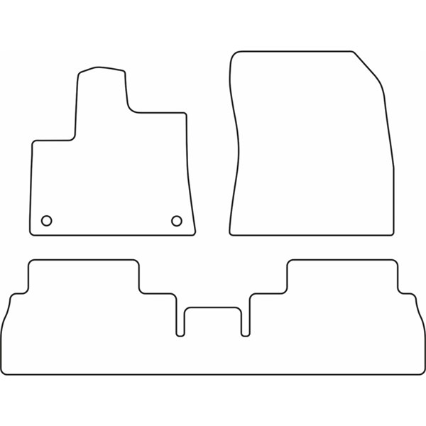 Textilmatta, kupé, Fram och bak Autostyle TM CI553V AutoStyle