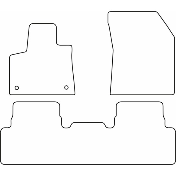 Textilmatta, kupé, Fram och bak Autostyle TM CI558V AutoStyle