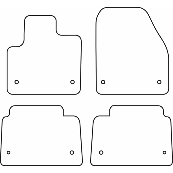 Textilmatta, kupé, Fram och bak Autostyle TM LR511V AutoStyle Textilmatta, kupé, Fram och bak Autostyle TM LR511V AutoStyle