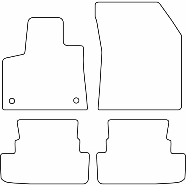 Textilmatta, kupé, Fram och bak Autostyle TM OP563 AutoStyle Textilmatta, kupé, Fram och bak Autostyle TM OP563 AutoStyle
