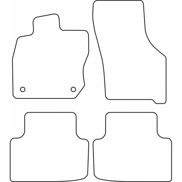 Textilmatta, kupé, Fram och bak Autostyle TM SE526V AutoStyle Textilmatta, kupé, Fram och bak Autostyle TM SE526V AutoStyle