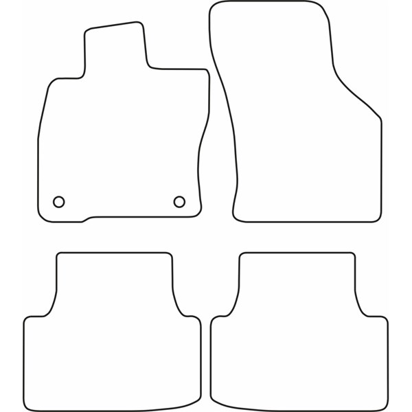 Textilmatta, kupé, Fram och bak Autostyle TM SE527V AutoStyle Textilmatta, kupé, Fram och bak Autostyle TM SE527V AutoStyle