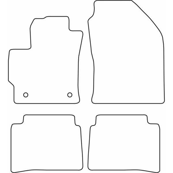 Textilmatta, kupé, Fram och bak Autostyle TM SZ535V AutoStyle Textilmatta, kupé, Fram och bak Autostyle TM SZ535V AutoStyle