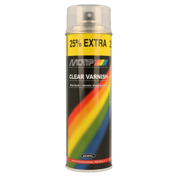 Matt klarlack Motip Clear Varnish 500ml, Universal