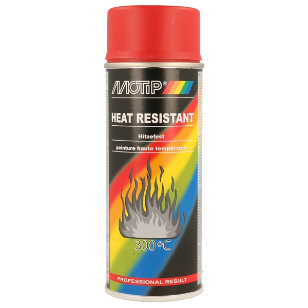Värmefärg röd lack Motip 400ml, Universal