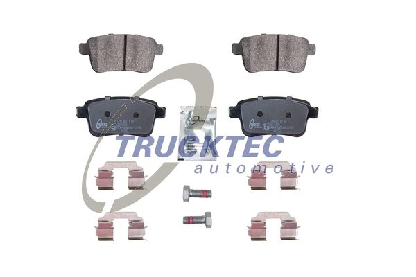 Bromsbeläggsats, Bakaxel Trucktec automotive 02.35.448 TRUCKTEC AUTOMOTIVE