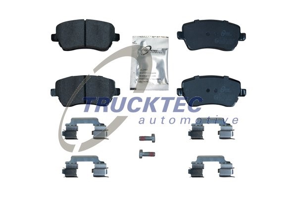 Bromsbeläggsats, Framaxel TRUCKTEC AUTOMOTIVE