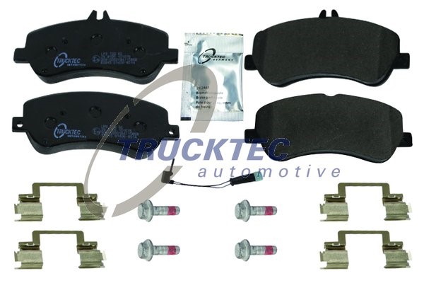 Bromsbeläggsats, Framaxel Trucktec automotive 02.35.498 TRUCKTEC AUTOMOTIVE