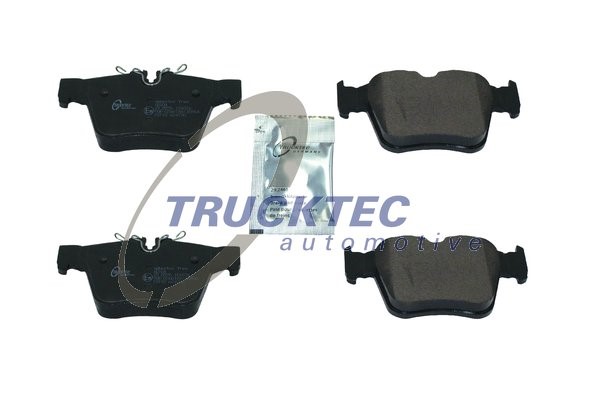 Bromsbeläggsats, Bakaxel Trucktec automotive 02.35.518 TRUCKTEC AUTOMOTIVE Bromsbeläggsats, Bakaxel Trucktec automotive 02.35.518 TRUCKTEC AUTOMOTIVE