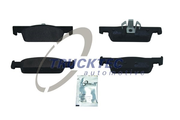 Bromsbeläggsats, Framaxel Trucktec automotive 02.35.552 TRUCKTEC AUTOMOTIVE