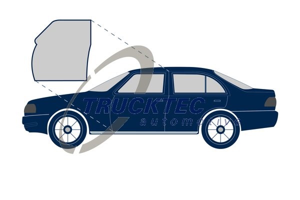 Dörrtätning, Vänster fram TRUCKTEC AUTOMOTIVE
