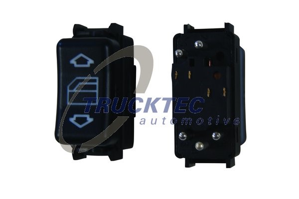 Brytare, fönsterhiss, Vänster fram Trucktec automotive 02.58.011 TRUCKTEC AUTOMOTIVE