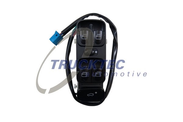 Brytare, fönsterhiss, Förarsida Trucktec automotive 02.58.398 TRUCKTEC AUTOMOTIVE
