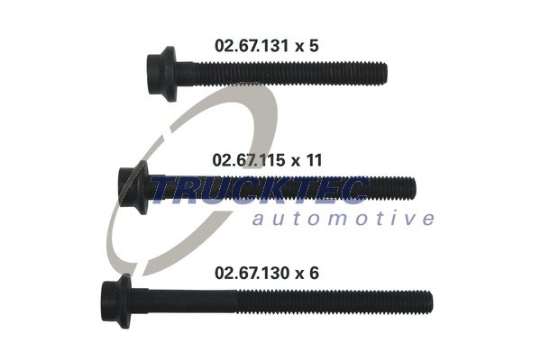 Bultsats, topplock Trucktec automotive 02.67.132 TRUCKTEC AUTOMOTIVE