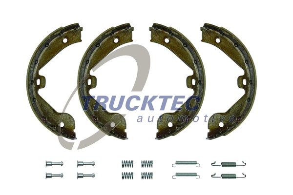Bromsbackar, sats, parkeringsbroms, Bakaxel Trucktec automotive 0 TRUCKTEC AUTOMOTIVE