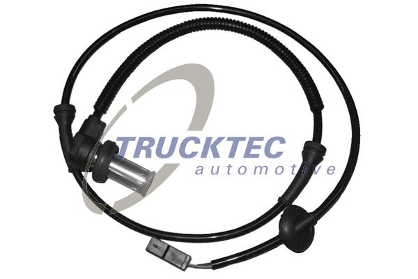 ABS-givare, Sensor, hjulvarvtal, Fram, höger eller vänster Truckt TRUCKTEC AUTOMOTIVE