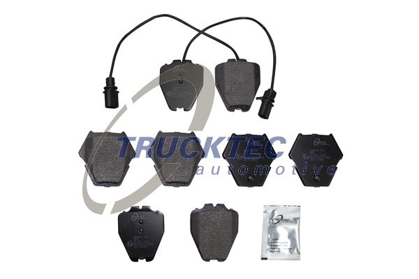 Bromsbeläggsats, Framaxel Trucktec automotive 07.35.230 TRUCKTEC AUTOMOTIVE