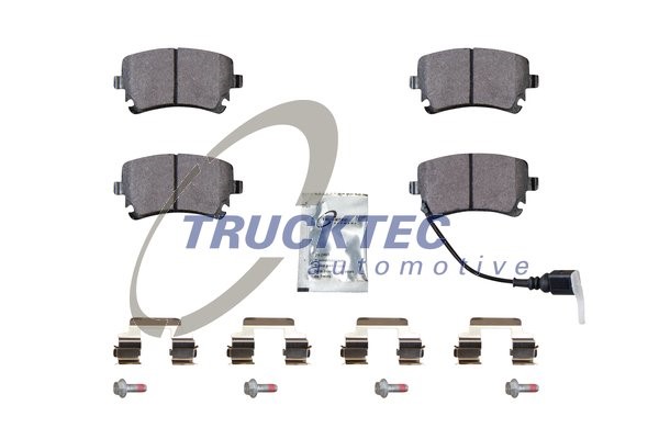 Bromsbeläggsats, Bakaxel TRUCKTEC AUTOMOTIVE