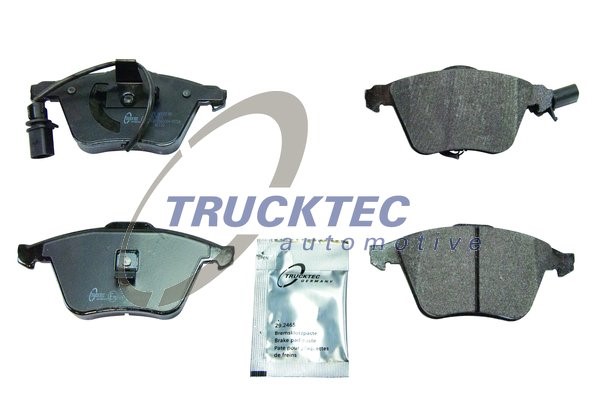 Bromsbeläggsats, Framaxel Trucktec automotive 07.35.244 TRUCKTEC AUTOMOTIVE