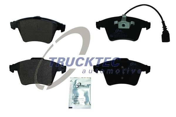 Bromsbeläggsats, Framaxel Trucktec automotive 07.35.248 TRUCKTEC AUTOMOTIVE