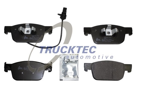 Bromsbeläggsats, Framaxel Trucktec automotive 07.35.286 TRUCKTEC AUTOMOTIVE
