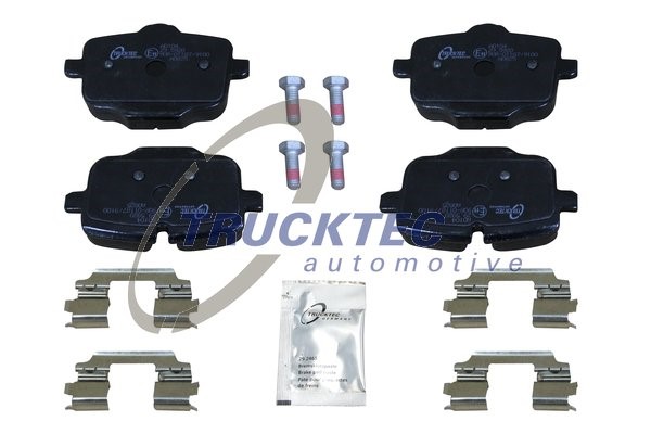 Bromsbeläggsats, Bakaxel Trucktec automotive 08.34.158 TRUCKTEC AUTOMOTIVE